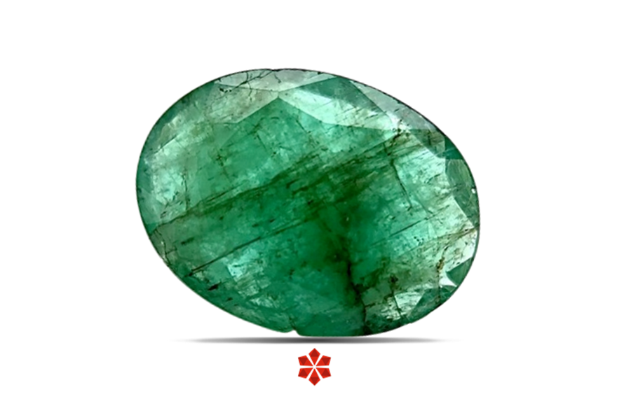 Emerald (Maragadham) 12x9 MM 2.88 carats