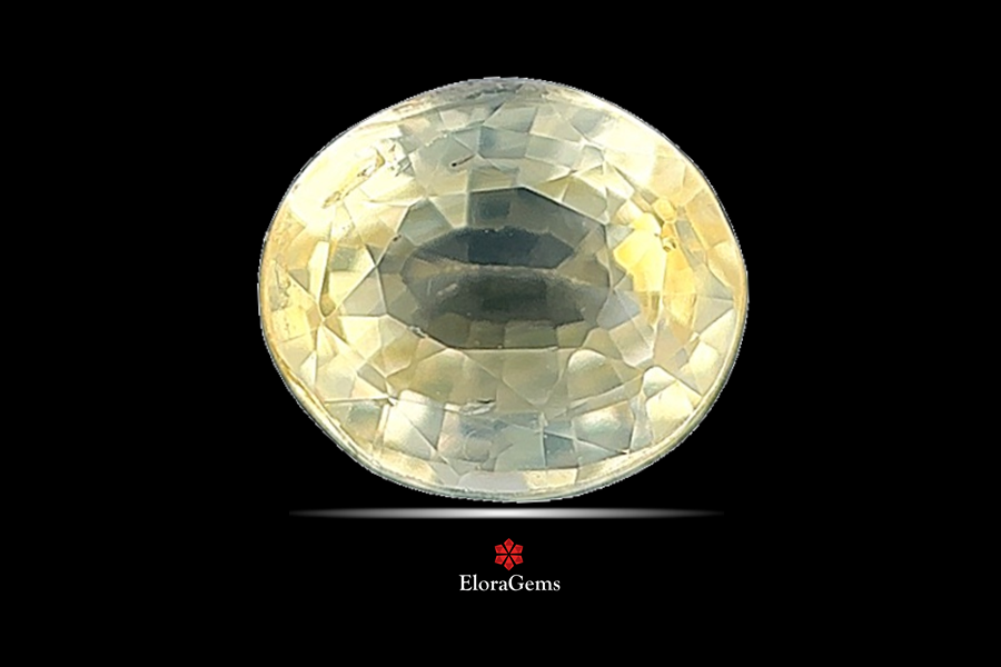 Yellow Sapphire (Pushparag) 8x7 MM 2.04 carats