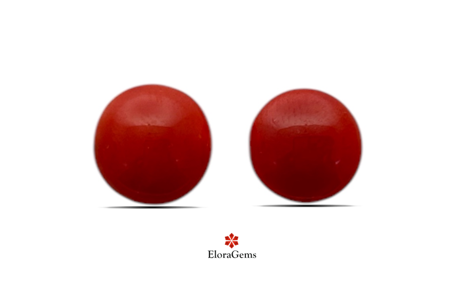 Red Coral (Pavalam) 10x10 MM 4.18 carats