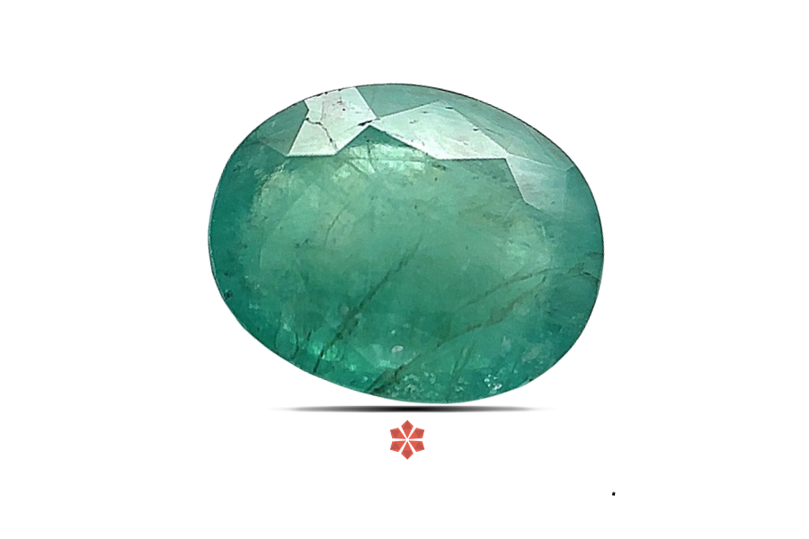 Emerald (Maragadham) 9x8 MM 2.42 carats