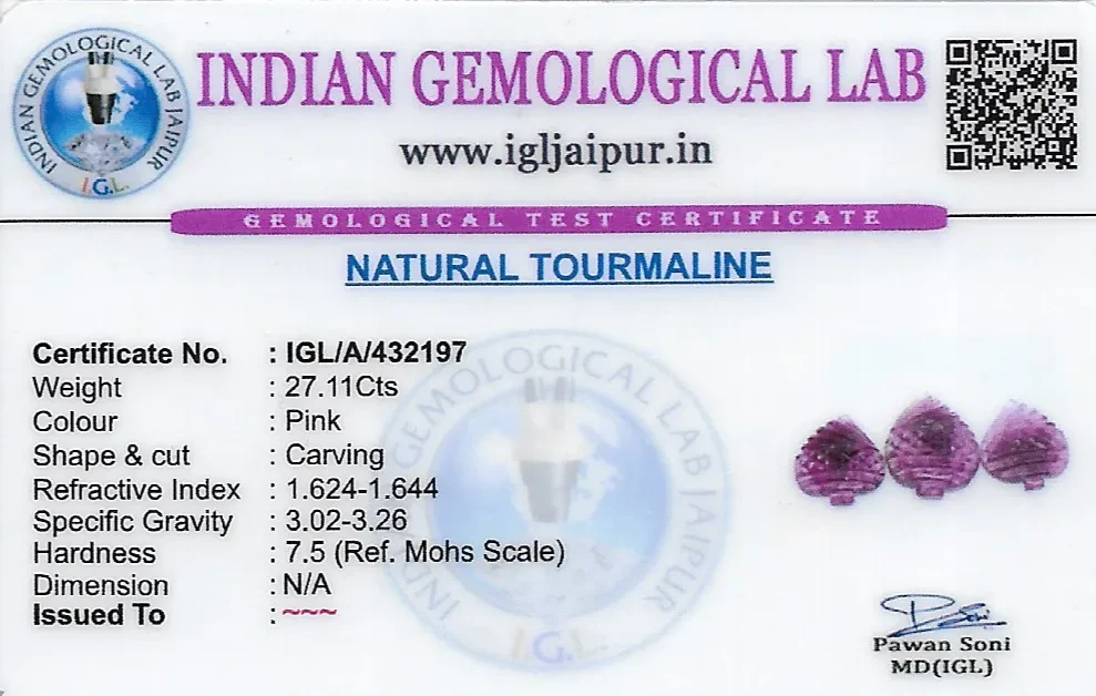 Tourmaline Carving Gem Stones 0x0 MM 27.12 carats