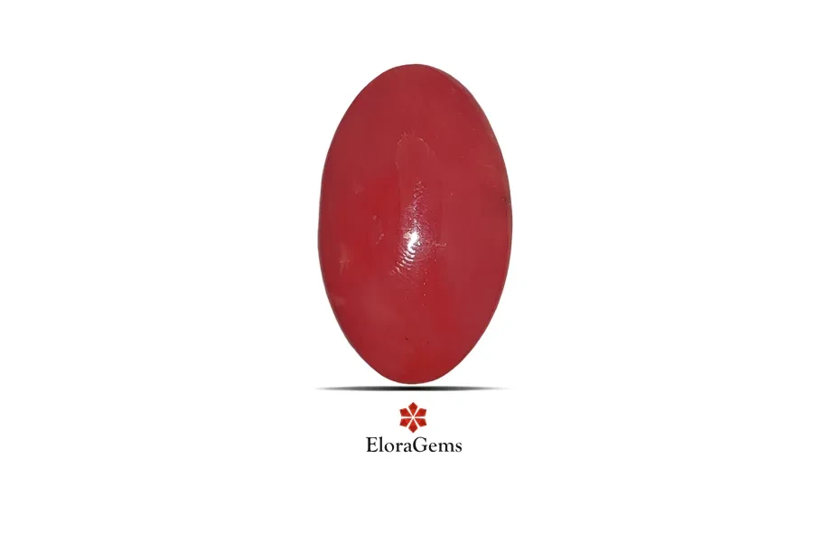 Red Coral (Pavalam) 30x18 MM 30.75 carats