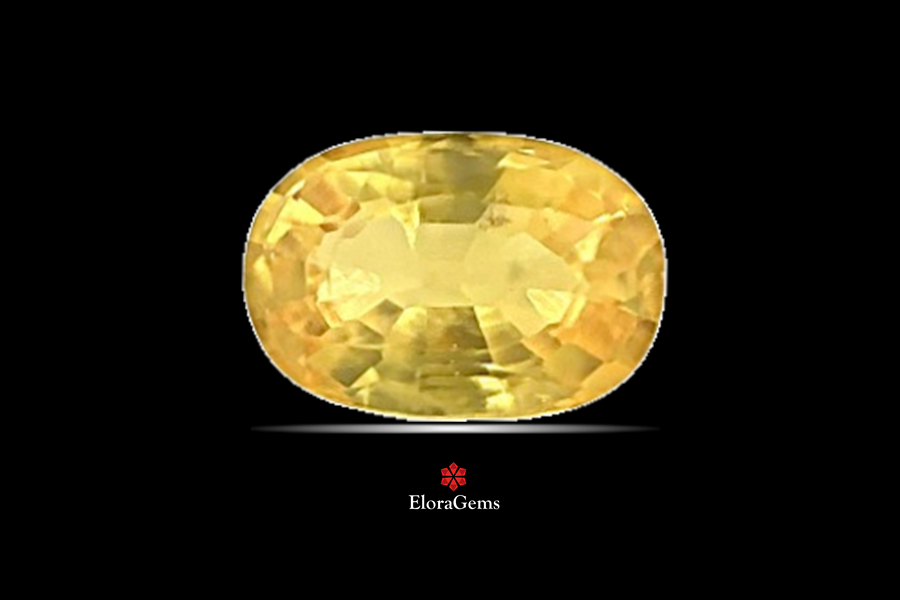 Yellow Sapphire (Pushparag) 7x5 MM 1.11 carats
