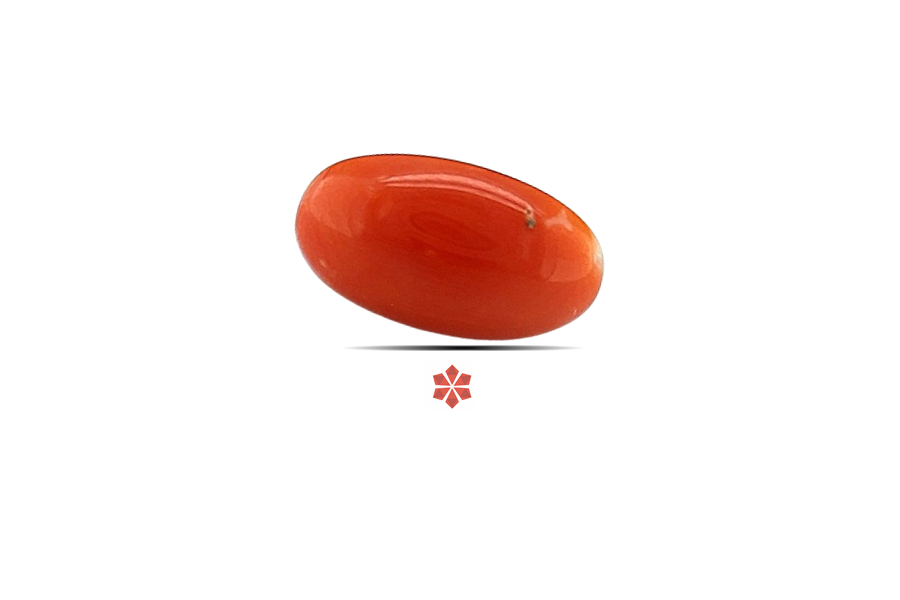 Red Coral 10x7 MM 1.84 carats