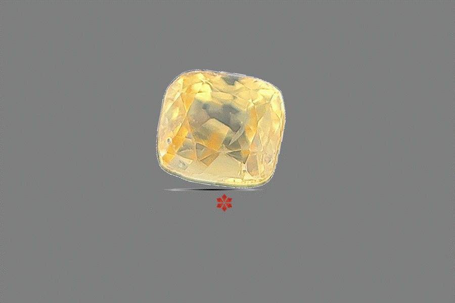 Yellow Sapphire (Pushparag) 5x5 MM 0.84 carats