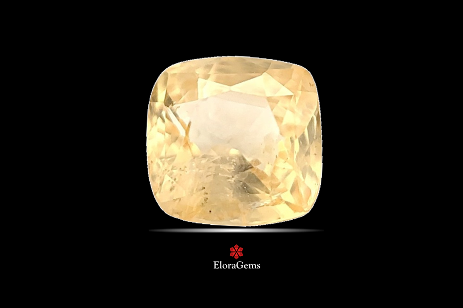 Yellow Sapphire (Pushparag) 8x8 MM 2.78 carats