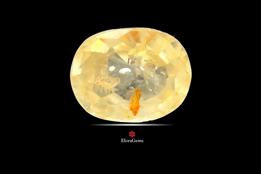 Yellow Sapphire (Pukhraj) 7x5 MM 1 carats