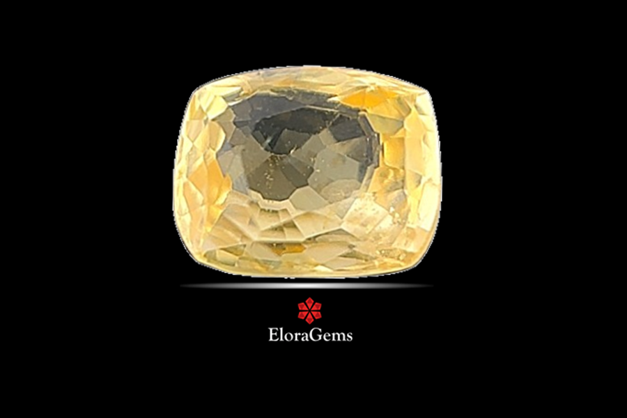 Yellow Sapphire (Pushparag) 7x6 MM 1.35 carats