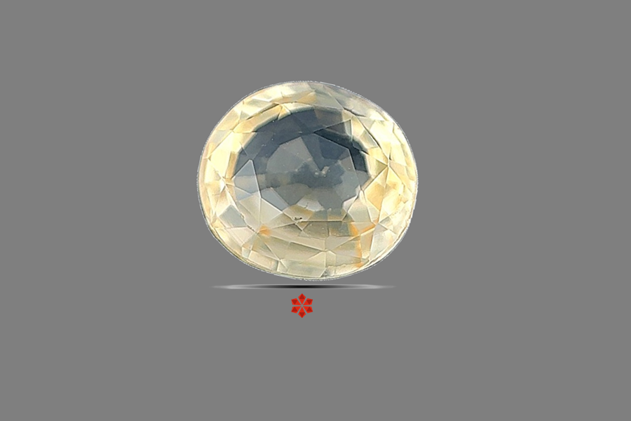 Yellow Sapphire (Pushparag) 8x7 MM 2.03 carats