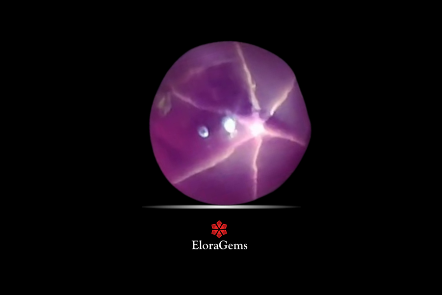 Star Ruby 6x6 MM 1.04 carats