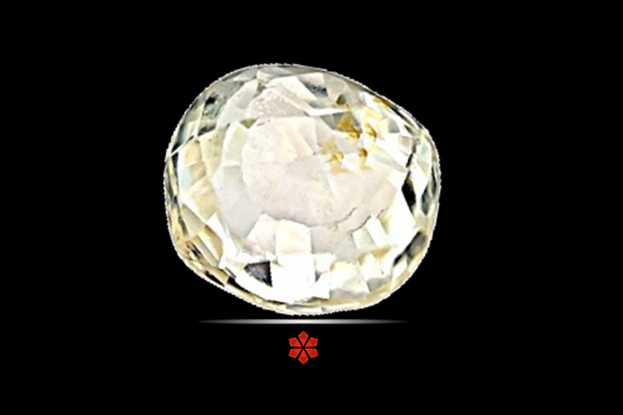 Yellow Sapphire (Pushparag) 7x6 MM 1.35 carats
