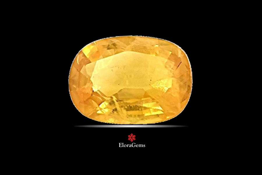 Yellow Sapphire (Pushparag) 9x0 MM 2.37 carats