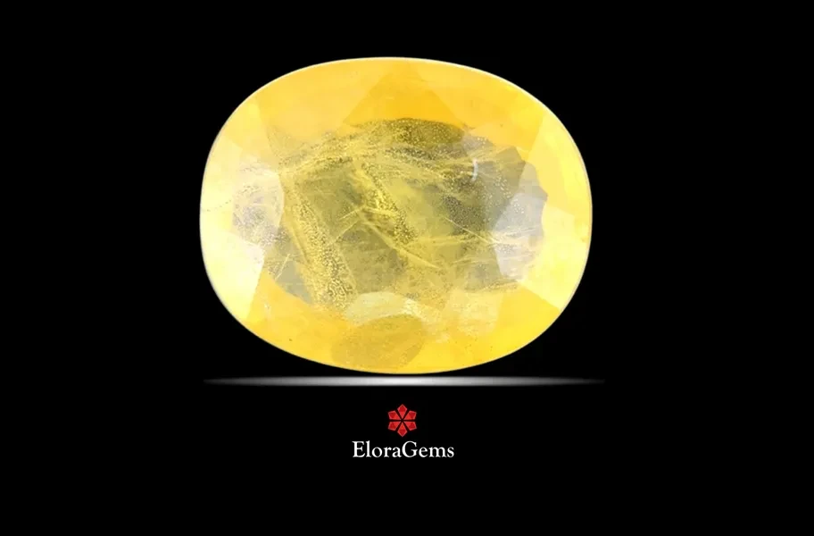 Yellow Sapphire (Pushparag) 10x8 MM 3 carats