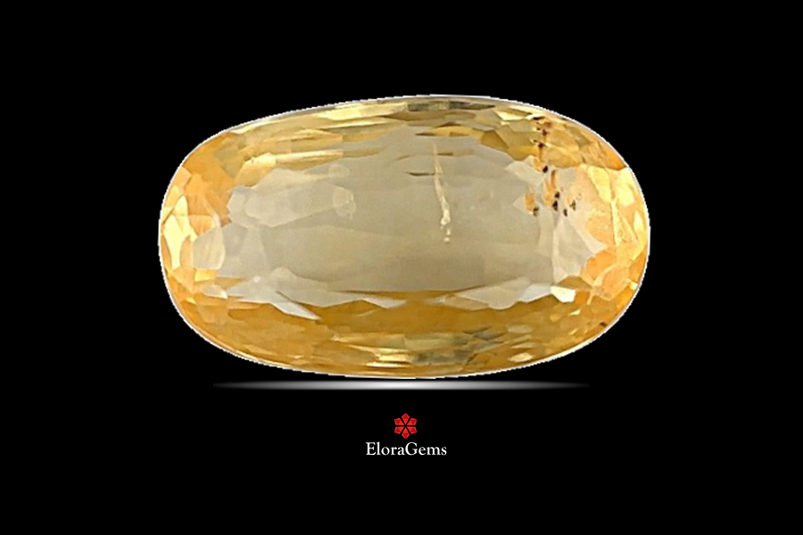 Yellow Sapphire (Pushparag) 10x6 MM 2.94 carats