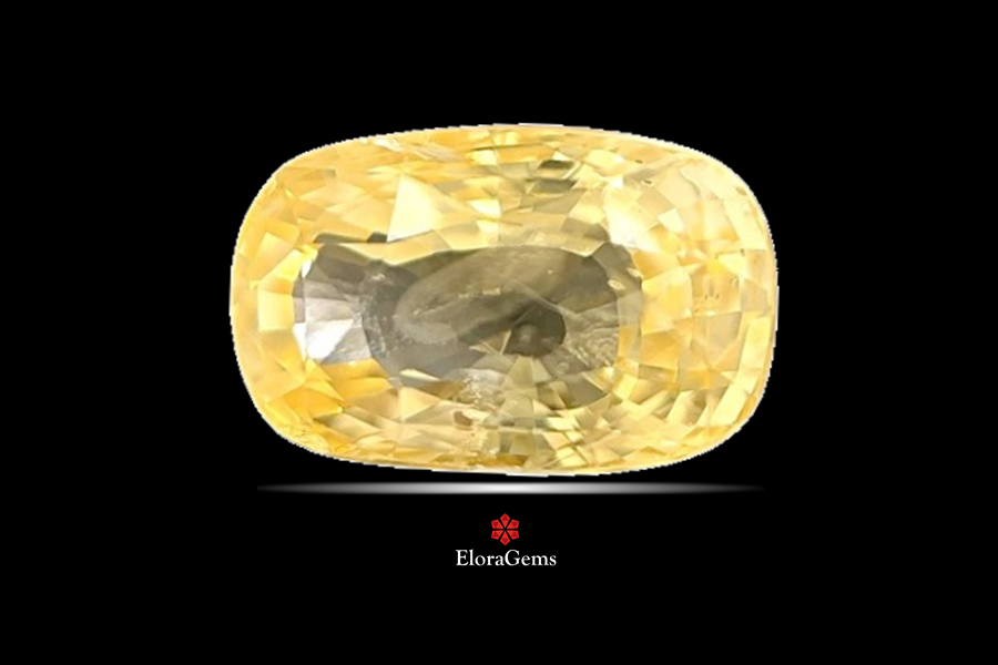 Yellow Sapphire (Pushparag) 12x8 MM 5.93 carats
