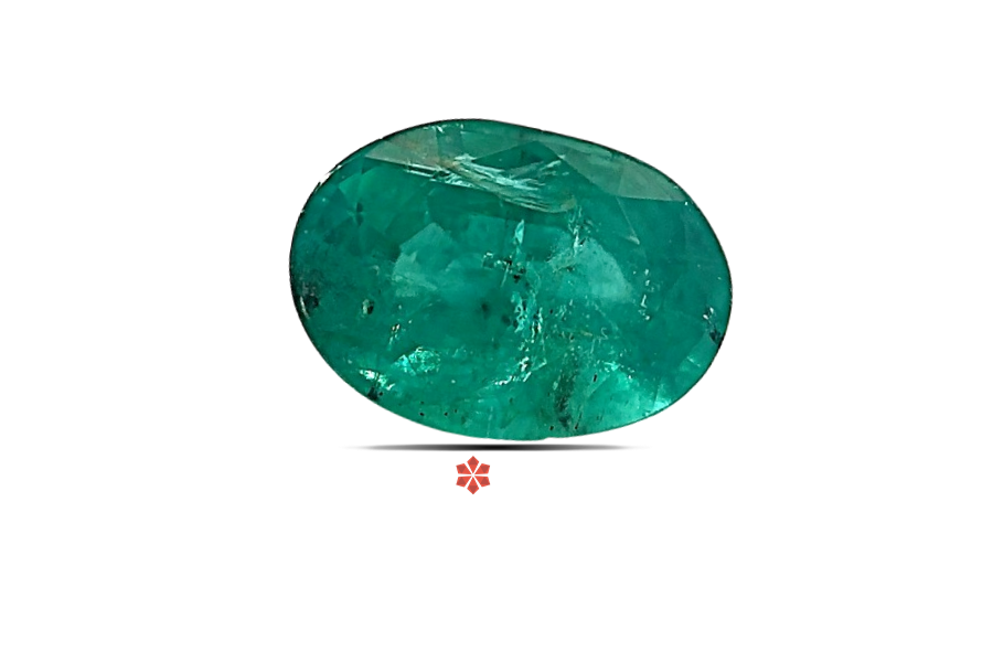 Emerald (Maragadham) 9x7 MM 1.88 carats