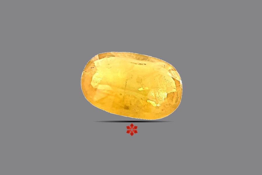 Yellow Sapphire (Pushparag) 11x7 MM 3.34 carats
