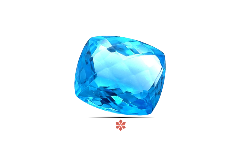 Blue Topaz 12x10 MM 7.5 carats