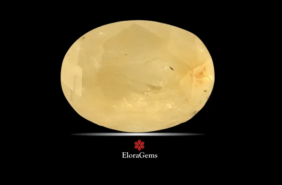 Yellow Sapphire (Pushparag) 10x8 MM 4.86 carats