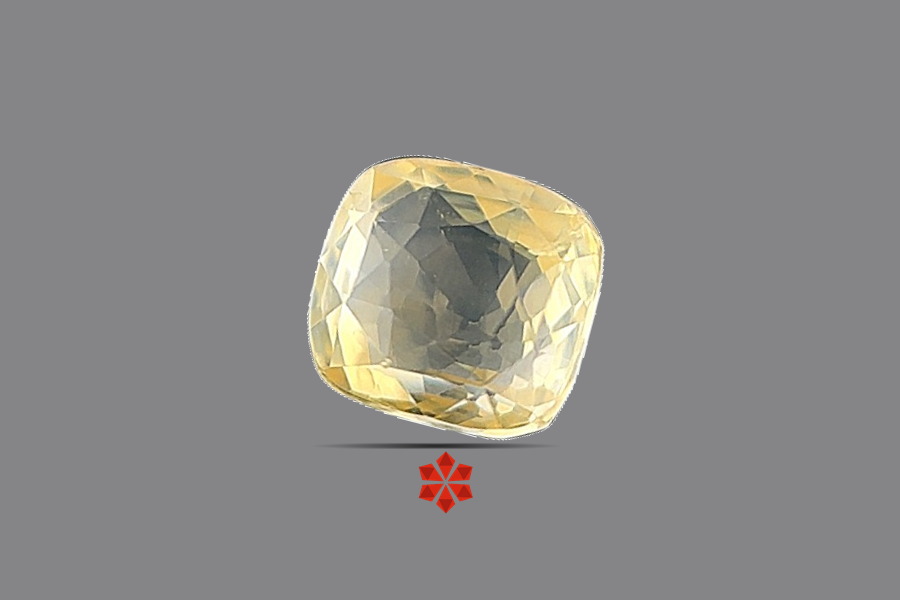 Yellow Sapphire (Pushparag) 7x7 MM 2.5 carats