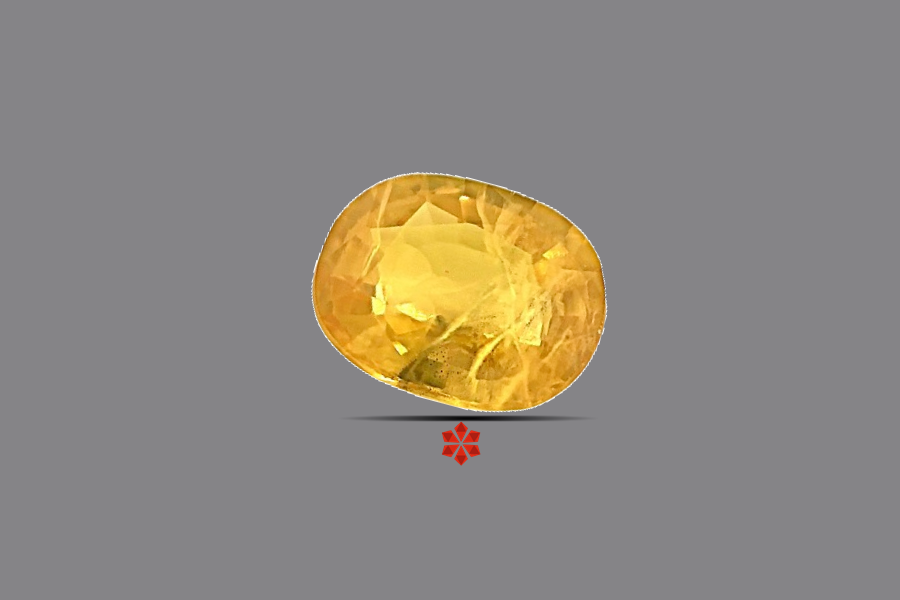 Yellow Sapphire (Pushparag) 9x0 MM 2.5 carats