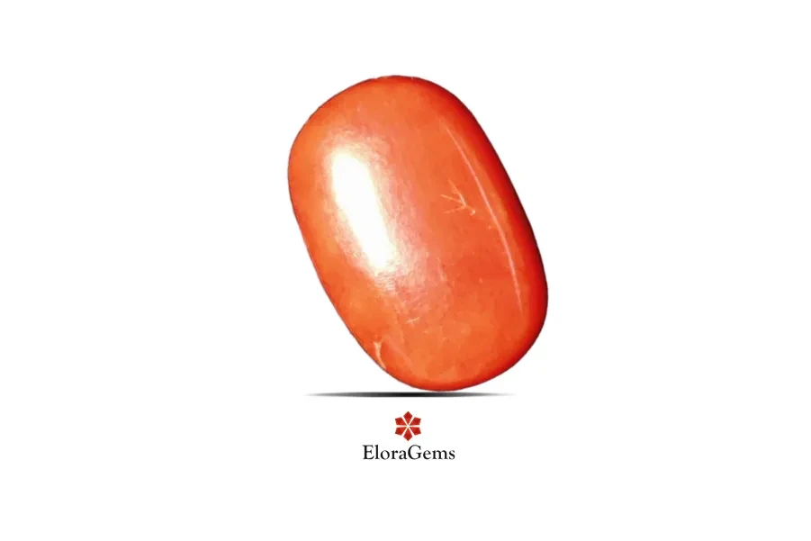 Red Coral (Pavalam) 15x10 MM 7.13 carats