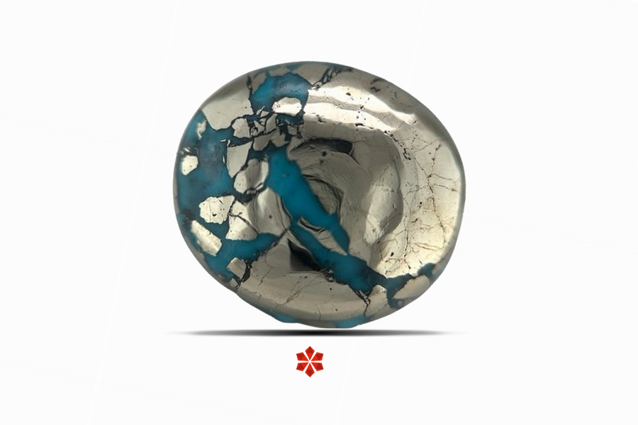 Turquoise(Firoza) 22x18 MM 28 carats