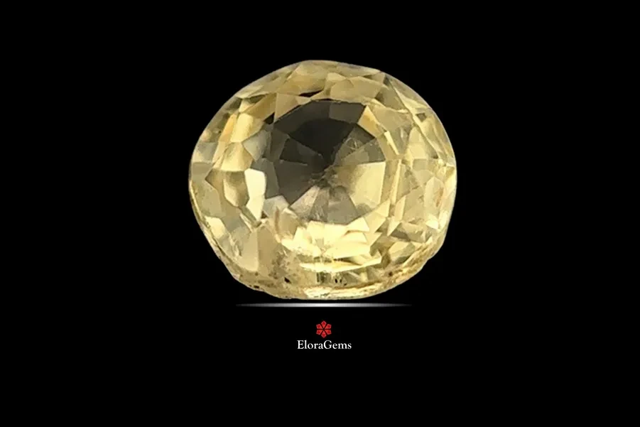 Yellow Sapphire (Pukhraj) 5x5 MM 0.75 carats