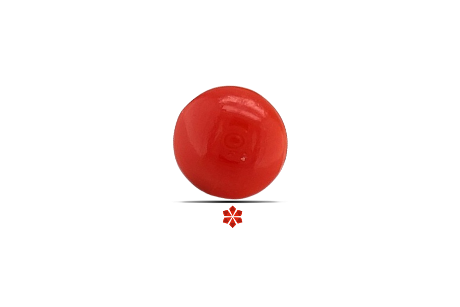 Red Coral 7x7 MM 1.07 carats
