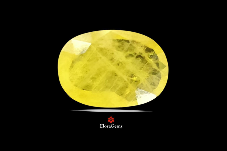 Yellow Sapphire (Pushparag) 13x9 MM 3.53 carats