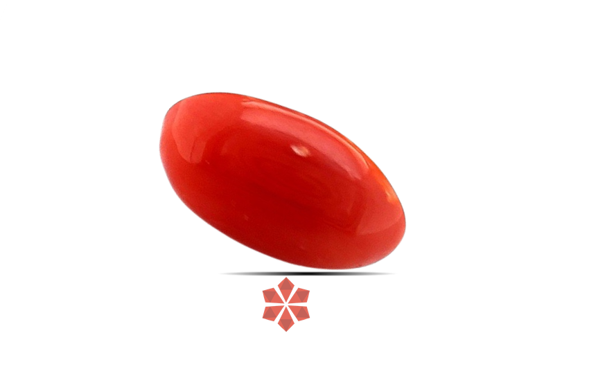 Red Coral 11x7 MM 1.87 carats