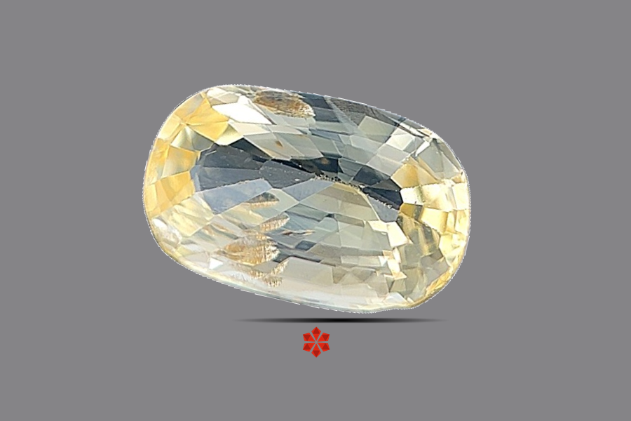 Yellow Sapphire (Pushparag) 10x7 MM 2.6 carats