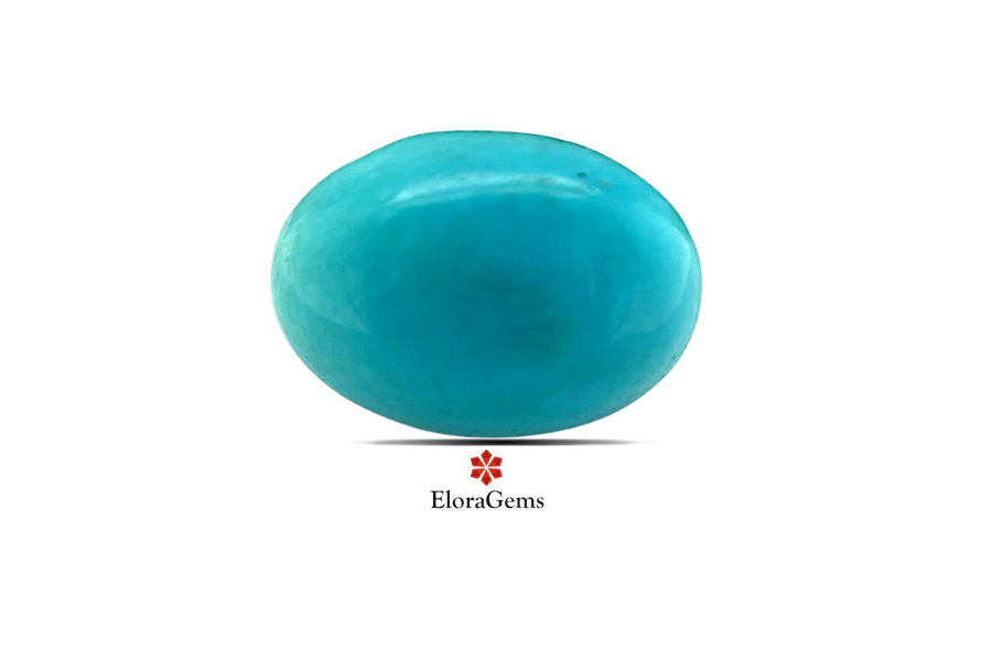 Turquoise 15x11 MM 7.24 carats