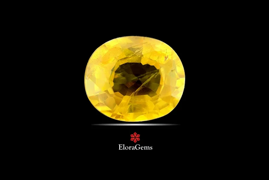 Yellow Sapphire (Pukhraj) 7x6 MM 1.73 carats