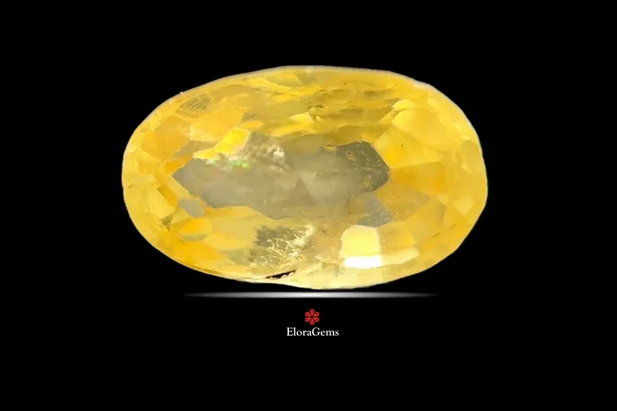 Yellow Sapphire (Pukhraj) 8x5 MM 1.57 carats