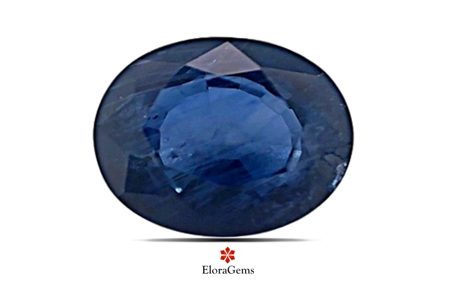 Blue Sapphire (Neelam) 9x7 MM 2.46 carats