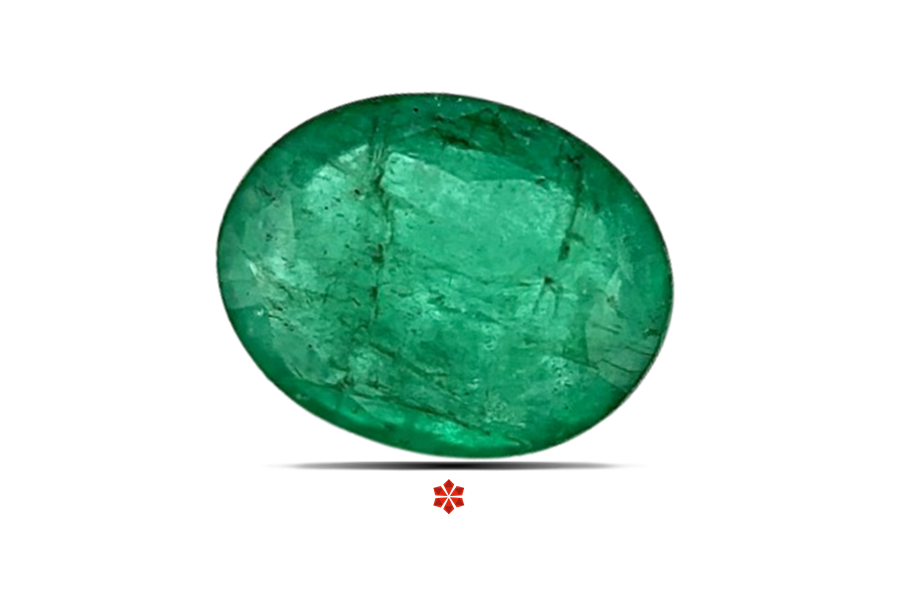 Emerald (Maragadham) 9x7 MM 1.8 carats