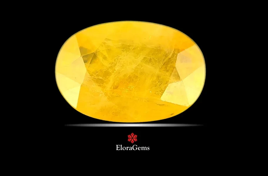 Yellow Sapphire (Pushparag) 13x9 MM 5.18 carats