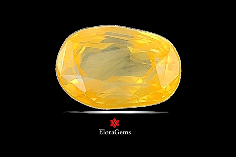 Yellow Sapphire (Pushparag) 7x5 MM 1.46 carats