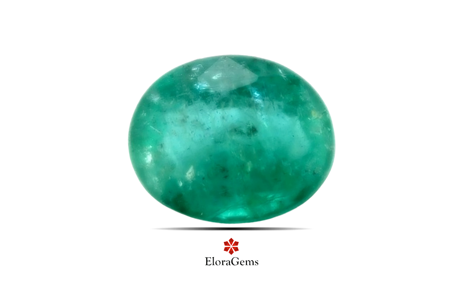 Emerald (Maragadham) 9x7 MM 2.1 carats