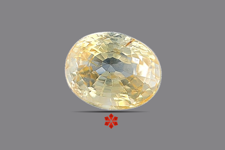 Yellow Sapphire (Pushparag) 9x7 MM 2.72 carats