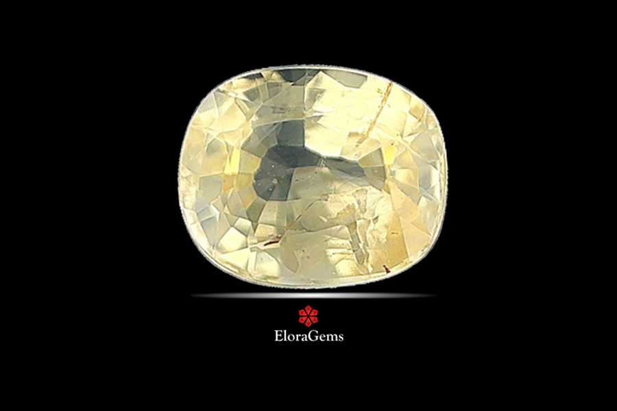 Yellow Sapphire (Pushparag) 8x7 MM 2.25 carats