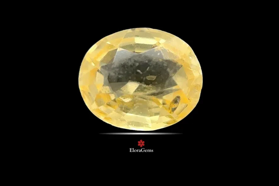 Yellow Sapphire (Pukhraj) 6x5 MM 0.89 carats