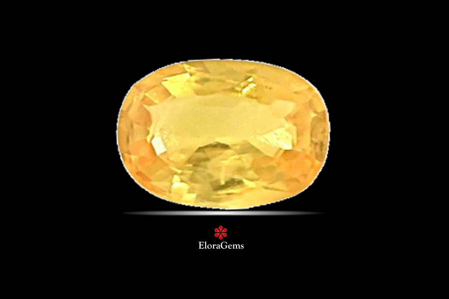 Yellow Sapphire (Pushparag) 7x5 MM 1.02 carats