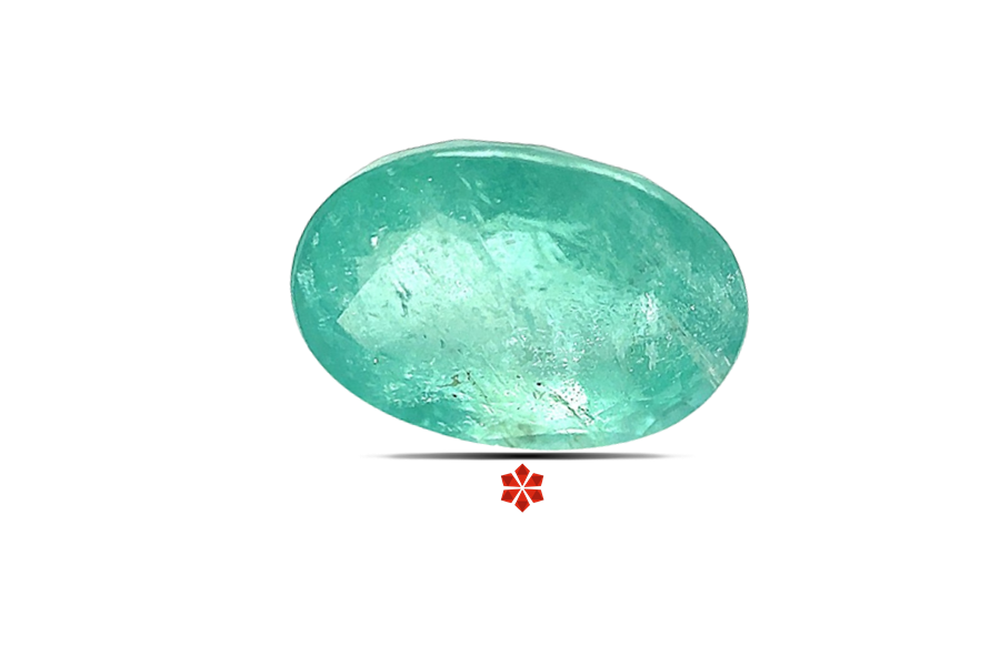 Emerald (Maragadham) 9x7 MM 2.1 carats