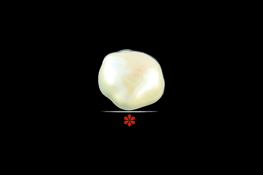 Pearl 9x8 MM 3.45 carats