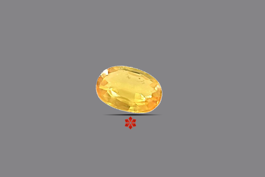 Yellow Sapphire (Pushparag) 7x5 MM 1.05 carats