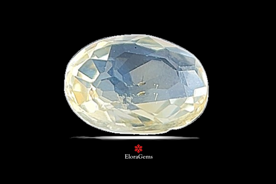 Yellow Sapphire (Pushparag) 7x5 MM 0.9 carats