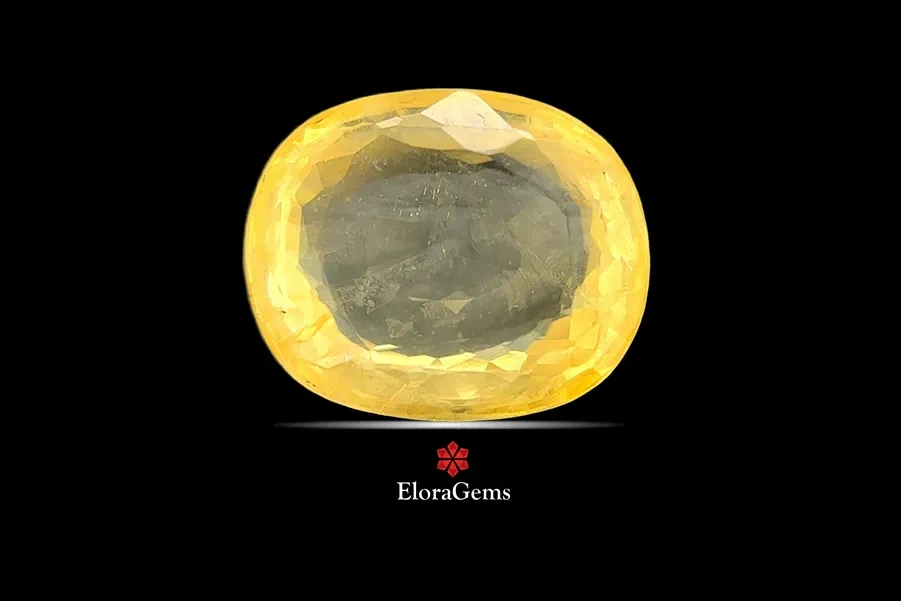 Yellow Sapphire (Pukhraj) 9x8 MM 3.01 carats