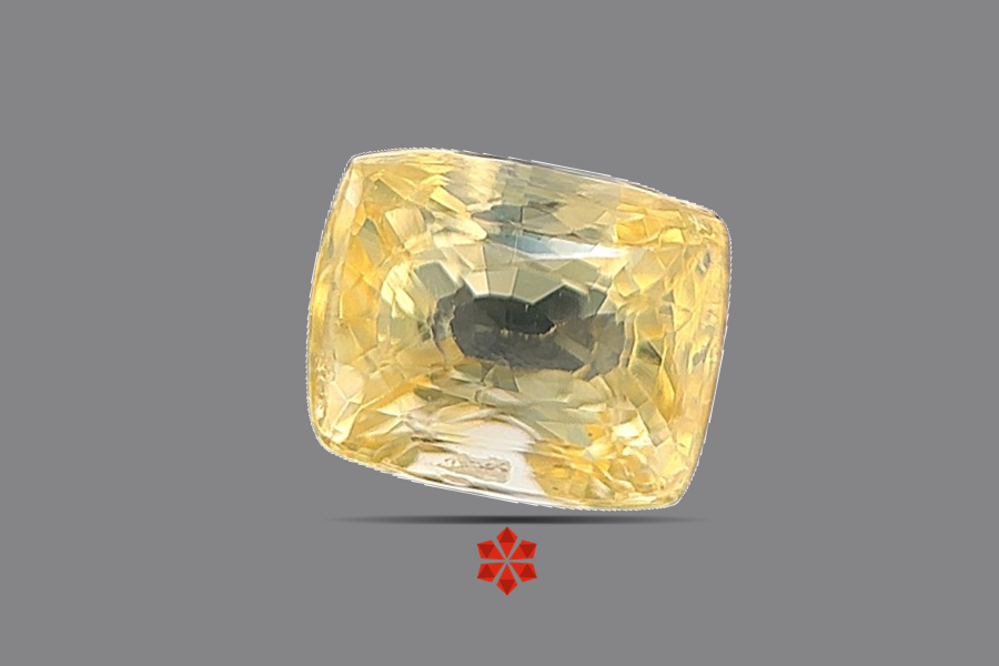 Yellow Sapphire (Pushparag) 7x6 MM 2.06 carats